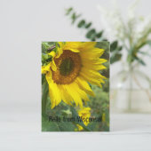 bloem briefkaart (Staand voorkant)