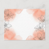 bloem briefkaart (Voorkant)