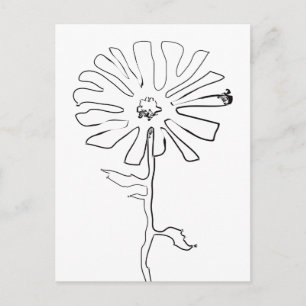 bloem briefkaart
