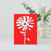 bloem briefkaart (Staand voorkant)