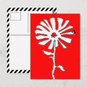 bloem briefkaart (Voorkant / Achterkant)