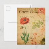 bloem briefkaart (Voorkant / Achterkant)