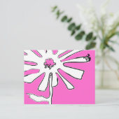 bloem briefkaart (Staand voorkant)