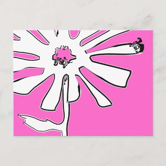bloem briefkaart (Voorkant)