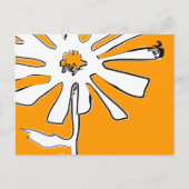 bloem briefkaart (Voorkant)