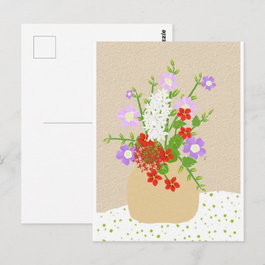 Bloem Briefkaart (Voorkant / Achterkant)