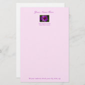 Bloem briefpapier: 5,5 x 8,5 briefpapier (Voorkant / Achterkant)