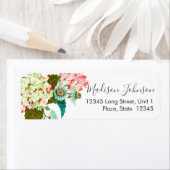 Bloem | Bruidsdouche | Retouradreslabels Etiket (Insitu)