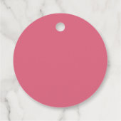 Bloem Bruiloft Cirkel Cadeaubonnen Bedankjes Labels (Achterkant)