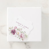 Bloem Bruiloft Cirkel Cadeaubonnen Bedankjes Labels (In situ)