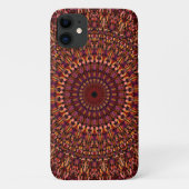 Bloem Bruin Mandala Ontwerp Case-Mate iPhone Case (Achterkant)