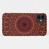 Bloem Bruin Mandala Ontwerp Case-Mate iPhone Case (Achterkant (horizontaal))