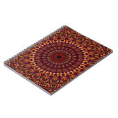 Bloem Bruin Mandala Ontwerp Notitieboek (Linkerzijde)