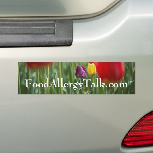 Bloem Bumpersticker (Op auto)