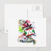 Bloem Burundi Briefkaart (Voorkant / Achterkant)