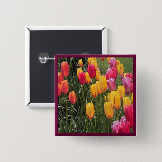 Bloem Button (Voorkant /achterkant)