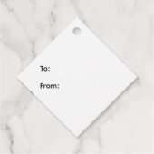 bloem cadeaukaartjes bedankjes labels (Achterkant)