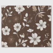 bloem cadeaupapier (Vlak)