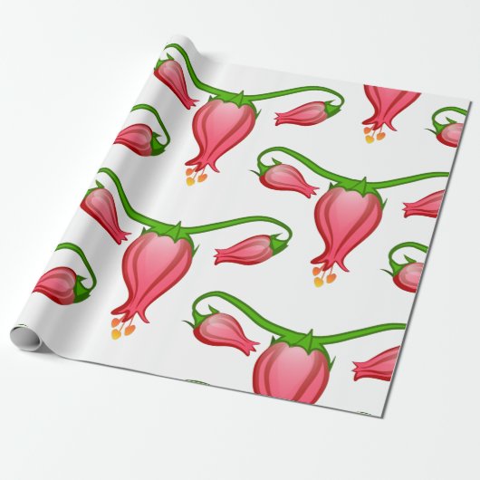 bloem cadeaupapier (Uitgerold)