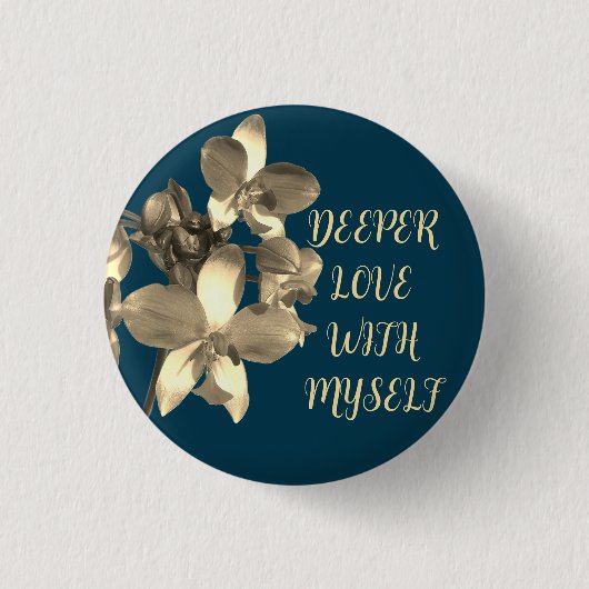 BLOEM CADO MOEDER, OMA, DOCHTER, BAAS MINNAAR RONDE BUTTON 3,2 CM (Voorkant)