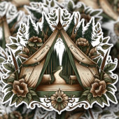 Bloem Camperstickers | Uitgestanste Sticker