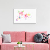 Bloem Canvas Afdruk (Insitu (Woonkamer))