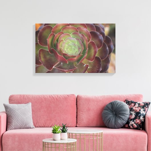 Bloem Canvas Afdruk (Insitu (Woonkamer))