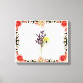 Bloem Canvas Afdruk (Voorkant)