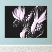 Bloem Canvas Afdruk (Insitu (Houten vloer))