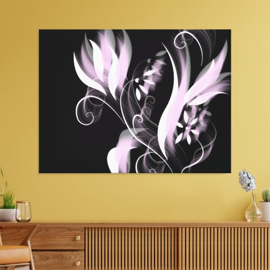 Bloem Canvas Afdruk (Insitu (Woonkamer))