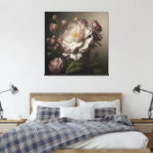  bloem canvas afdruk (Insitu (Slaapkamer))