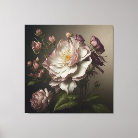 bloem canvas afdruk (Voorkant)