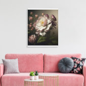  bloem canvas afdruk (Insitu (Woonkamer))