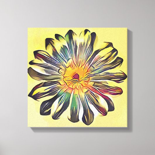  bloem canvas afdruk (Voorkant)