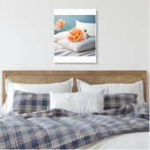 Bloem Canvas Afdruk (Insitu (Slaapkamer))