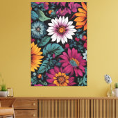 Bloem Canvas Kunst (Insitu (Woonkamer))
