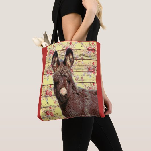 Bloem Canvas tas (Dichtbij)