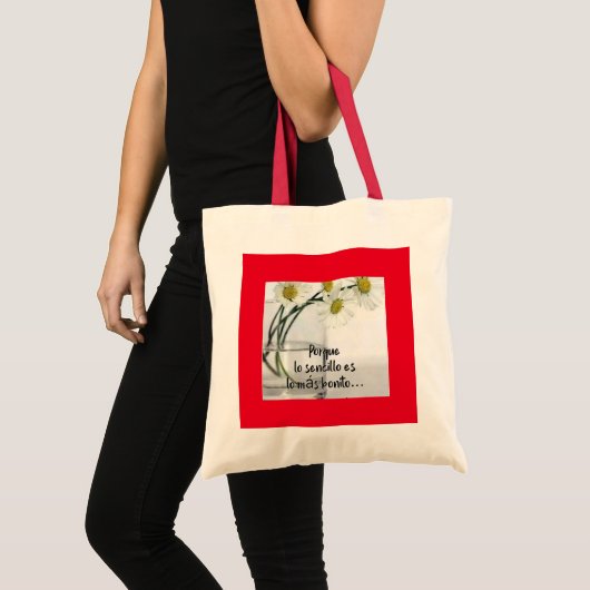 Bloem Canvas tas (Voorkant (product))