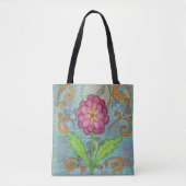 Bloem Canvas tas (Voorkant)