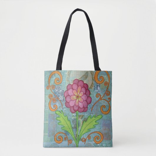 Bloem Canvas tas (Voorkant)