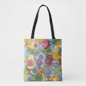 Bloem Canvas tas (Voorkant)