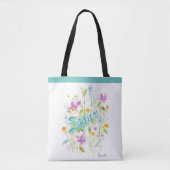 Bloem Canvas tas, canvaszak Tote Bag (Voorkant)