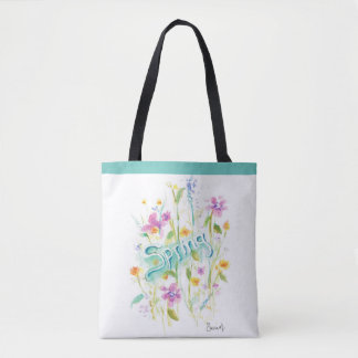 Bloem Canvas tas, canvaszak Tote Bag