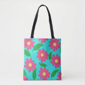 Bloem casual tote bag (Voorkant)