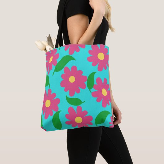 Bloem casual tote bag (Dichtbij)
