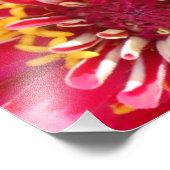 Bloem centreren foto afdruk (Hoek)