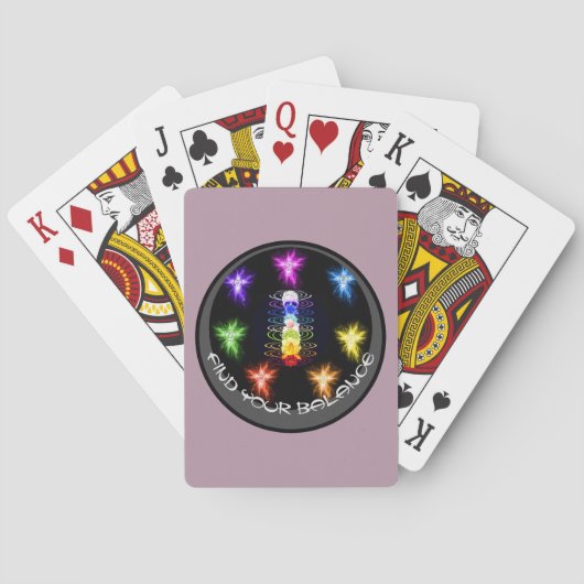 Bloem Chakras Pokerkaarten (Achterkant)