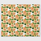 Bloem Clematis Geel Wit Cadeaupapier (Vlak)