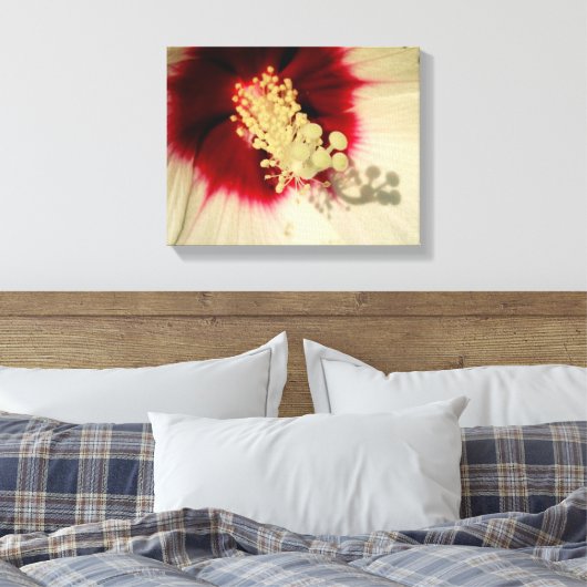 Bloem Close-up Foto Single Art Poster Canvas Afdruk (Insitu (Slaapkamer))