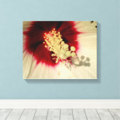 Bloem Close-up Foto Single Art Poster Canvas Afdruk (Insitu (Houten vloer))